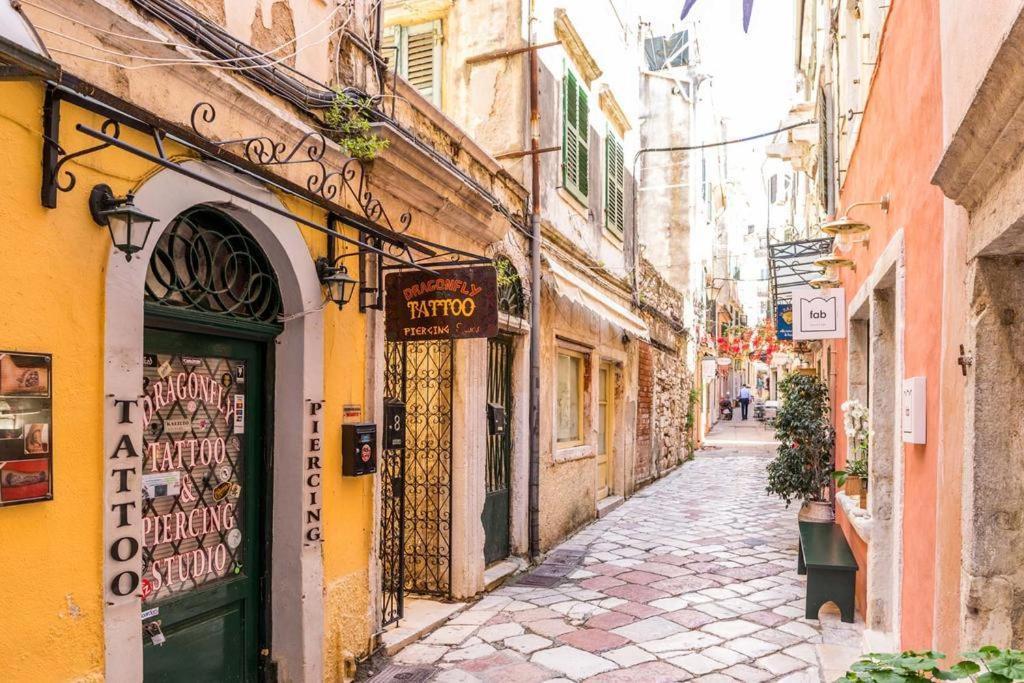 Queen Apartment, In The Heart Of Corfu Historical Old Town Center! Dış mekan fotoğraf